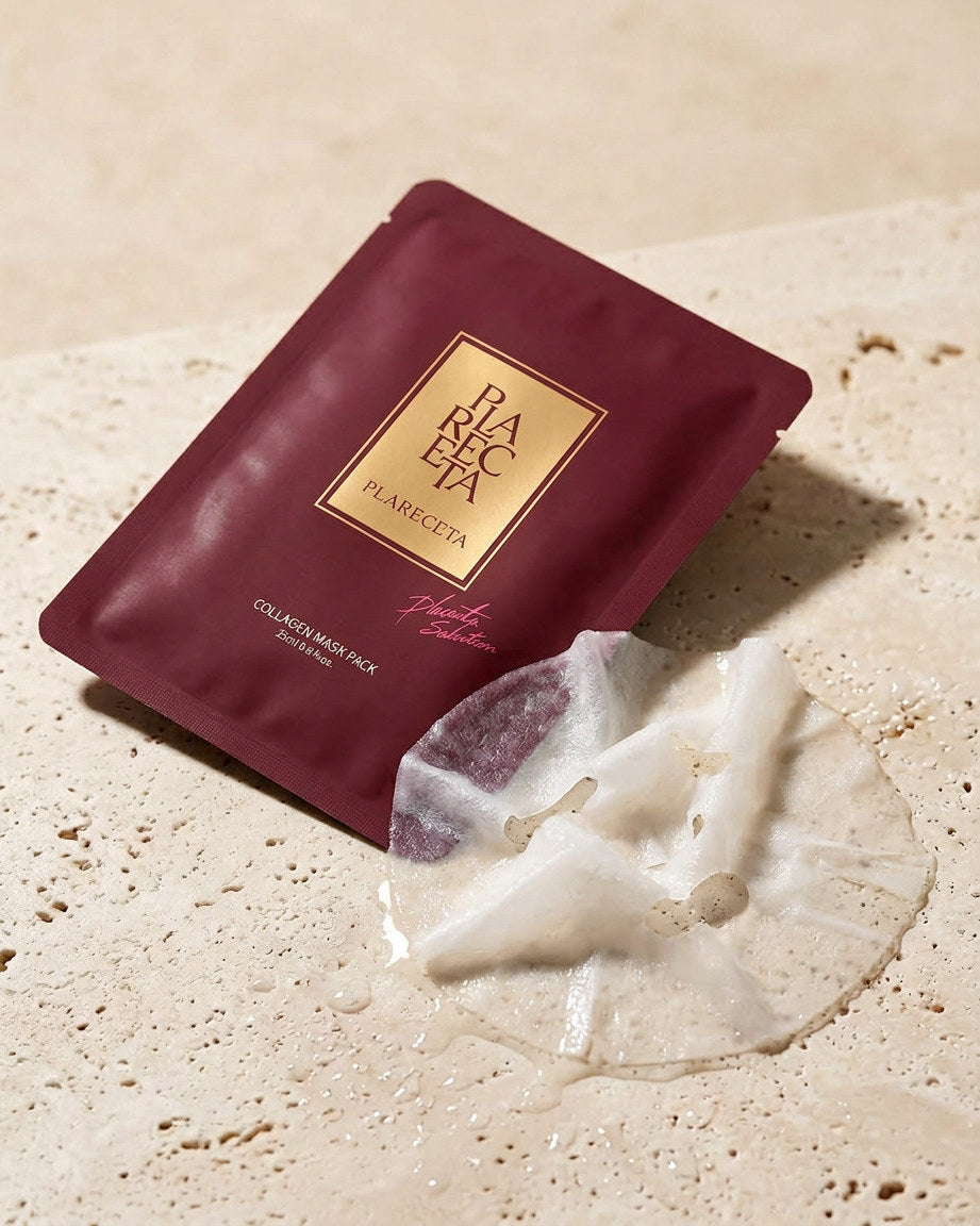 Step four, Collagen Mask Pack